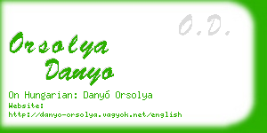 orsolya danyo business card